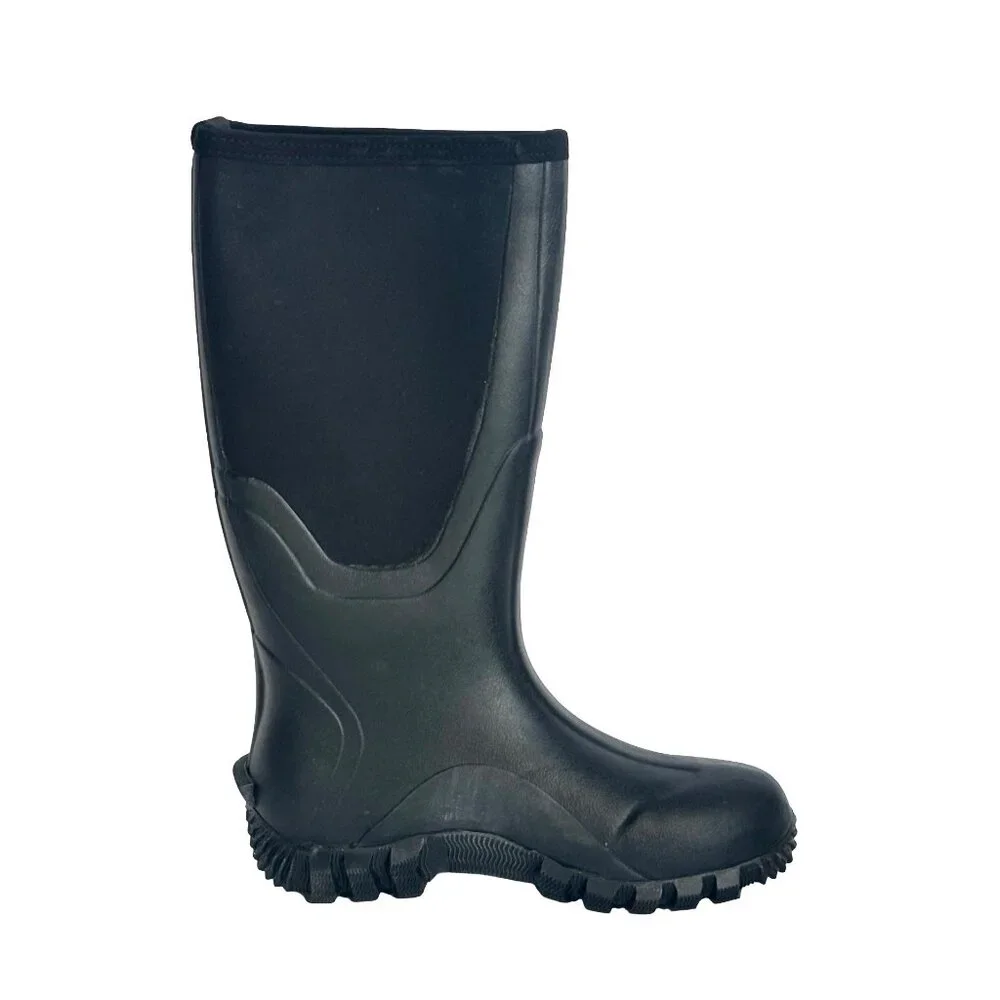 TideWe Mens Size 7 Rubber Neoprene Boots Waterproof Steel Shank Black New Other#